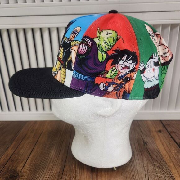 Dragonball Z Hat Cap All Over Print Snapback Colorful Anime Cartoon Mens Toei - Picture 6 of 11
